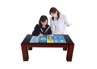 현명한 커피 테이블을 게임하는 방수 연구 스크린 커피 테이블 43 &quot; 대화형 키오스크 멀티 터치 스크린