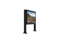 옥외 토템 스크린 LCD 디지털 방식으로 Signage 전시를 광고하는 98 인치 방수 태양 읽기 쉬운 4K 텔레비젼 간이 건축물 IP65 4000 Nits