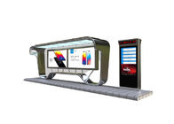 메이션 키오스크 디지털 신호에서 멀티미디어 LCD 스크린을 광고하는 큰 사이즈 디스플레이 야외 버스 스테이션