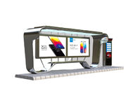 메이션 키오스크 디지털 신호에서 멀티미디어 LCD 스크린을 광고하는 큰 사이즈 디스플레이 야외 버스 스테이션