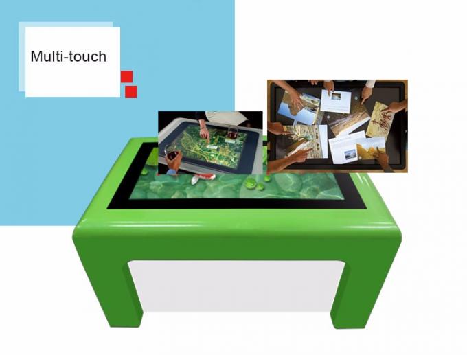 42 인치 schcool 가르치는 테이블을 위한 현대 멀티미디어 터치스크린 테이블 전시