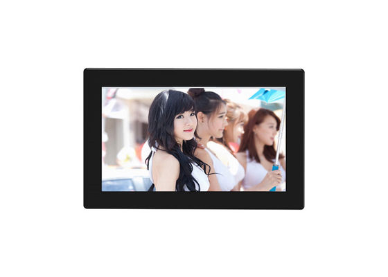 1500mAh 재충전 배터리 9인치 알루미늄 디지털 사진 프레임 MP4/Mov/Avi 비디오 형식
