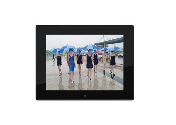 LCD 디스플레이 12.1 인치 디지털 사진 프레임 무료 클라우드 공유 앱과 나무 프레임