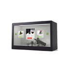 21.5 85 인치 안드로이드 원격 제어 투명한 전시 상자 가동 가능한 광고 장비