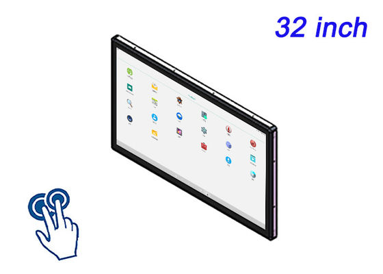 32인치 안드로이드 임베디드 터치 모니터 명령 센터, 대중 교통 디스플레이, 물류 대시보드 및 디지털 광고판