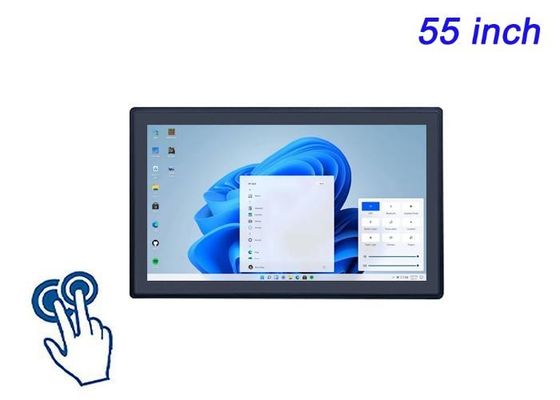 55인치 윈도우 터치 임베디드 스크린 기업 프레젠테이션, 디지털 아트 설치, 인터랙티브 박물관 전시 및 고급 비디오 컨퍼런스