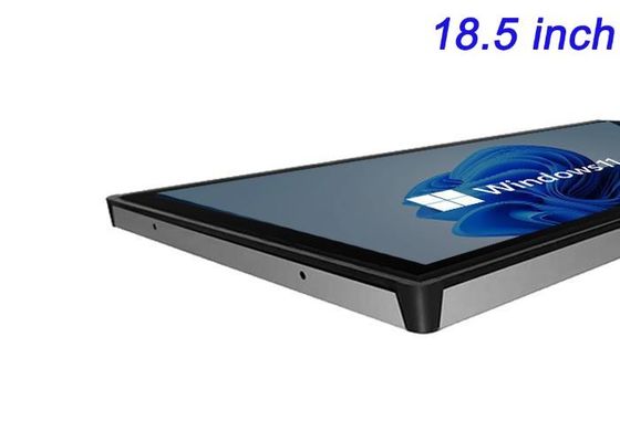 18.5-인치 윈도우 임베디드 모니터 로 웨이파이딩 디스플레이, 피트니스 콘솔, 엔터테인먼트 터미널 및 퍼블릭 인터페이스