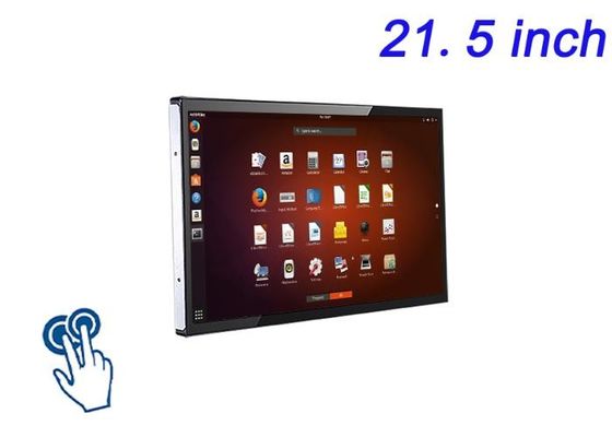 21.5-인치 리눅스 터치 임베디드 디스플레이 로지스틱스 대시보드, 스마트 공장, 기업 인터페이스 및 경기장 점수판