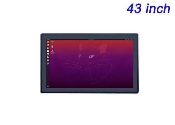 디지털 사이니지, 창고 관리, 스마트 시티 인프라, 시설 모니터링을 위한 43인치 리눅스 임베디드 스크린