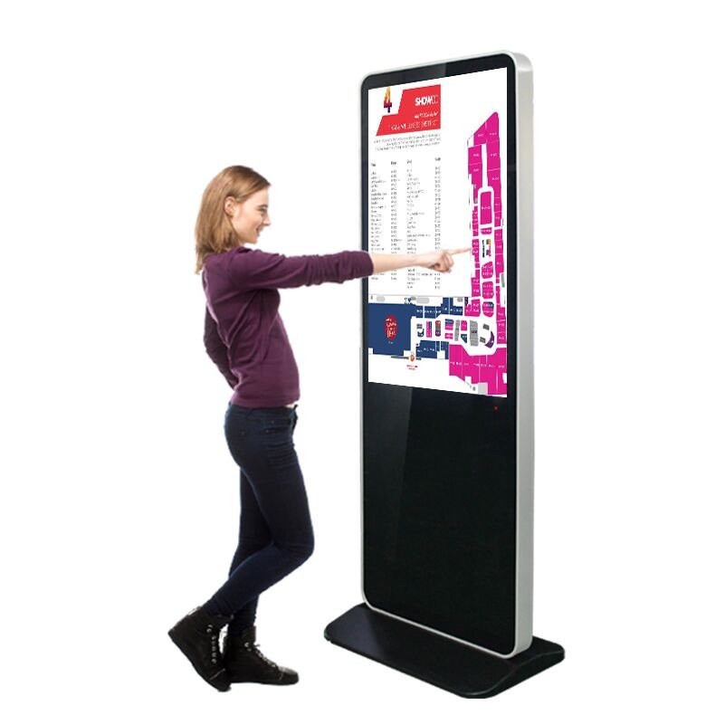 상점가 광고 선수 서 있는 광고 전시, 디지털 방식으로 영상 소매 간판