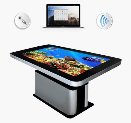 49inch 빵집 회의 접촉 테이블 LCD 디스플레이 상호 작용하는 테이블 가격