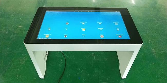 43 인치 새로운 디자인 LCD 터치스크린 디지털 티 테이블  대화식 터치 스크린