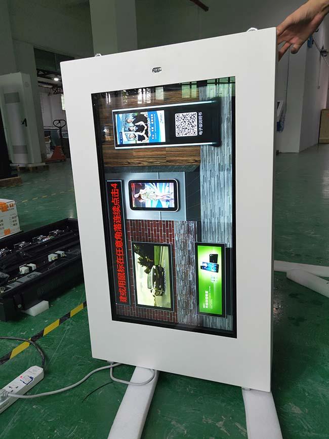 디지털 광고 신호 야외 32 인치 LCD 디스플레이 광고 화면 디지털 신호 키오스크