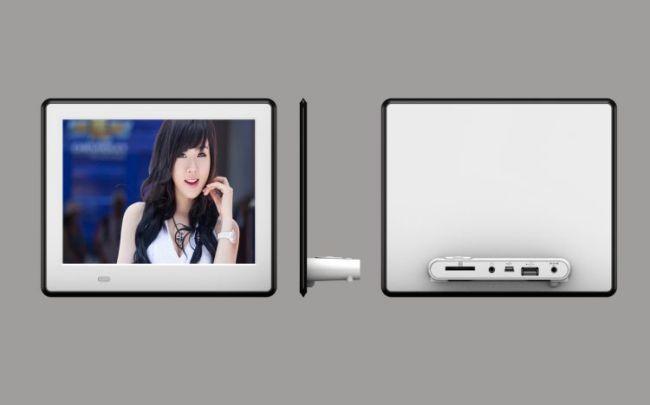시계와 디지털 액자